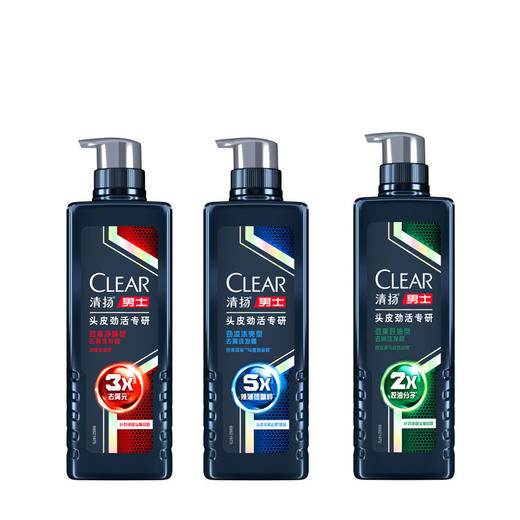 【品牌直发】清扬男士专研洗发露480G 劲澈净屑/劲爽控油/劲凉冰爽 新品上市 商品图4