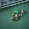 龢盒原创 乘风破浪金钱蟹翡翠胸针吊坠二用 商品缩略图3