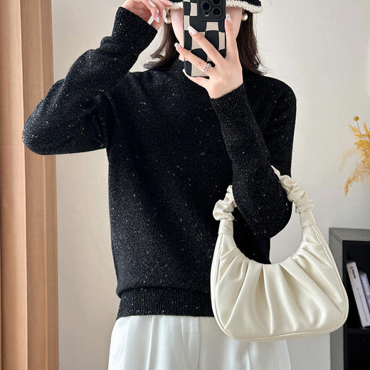 SONA AUTUMN YC00602 半高领金豆全羊毛衫 商品图2