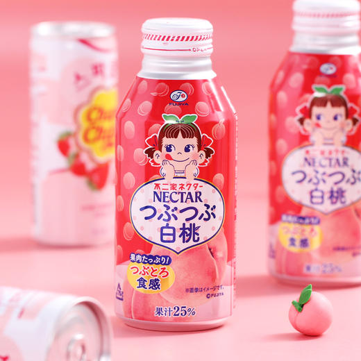 不二家 25%白桃味果汁饮料380g 商品图2
