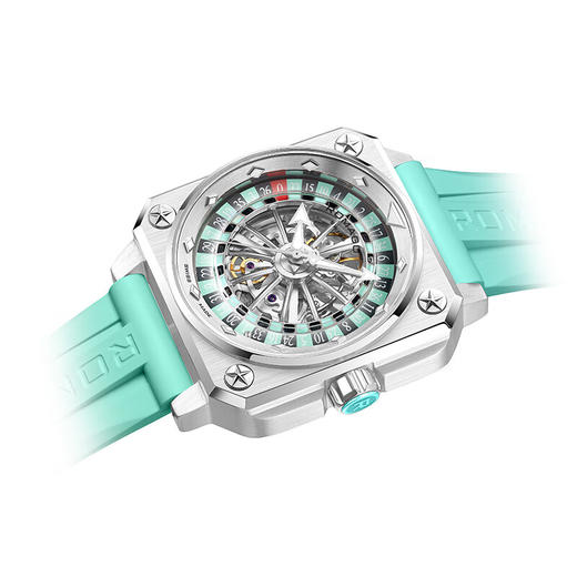 Romago SWISS 帝霸轮盘系列腕表 蓝色 RM085-0557PL-REB-6 商品图5