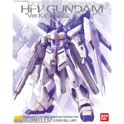 万代 MG 1/100 Hi-ν 海牛高达 Ver.Ka 卡版 卡海牛 拼装模型 商品图0