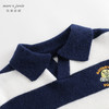 【抗起球】马克珍妮秋冬新款男童柔蓝绒条纹针织衫儿童毛衣231832 商品缩略图2