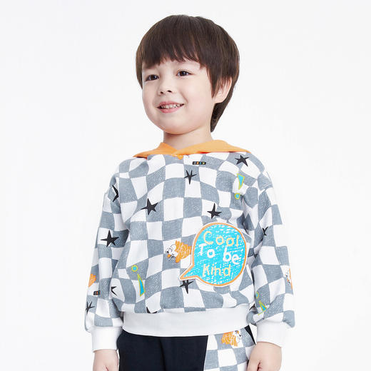 男童卫衣连帽儿童打底衫秋季新款宝宝洋气长袖内搭上衣安奈儿童装TB311032 商品图1