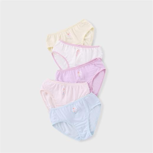 【实体店同款】女童三角底裤五件装2023春季新款安奈儿童装JG317581 商品图0