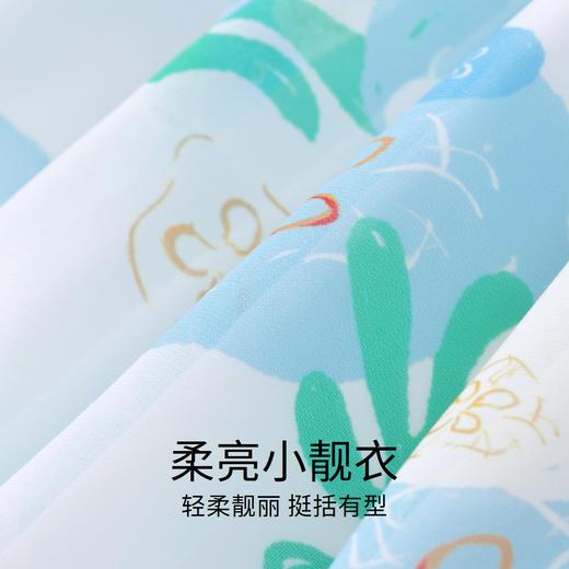 【实体店同款】女童连衣裙夏装新款翻领清新碎花裙子安奈儿童装AG323651 商品图3