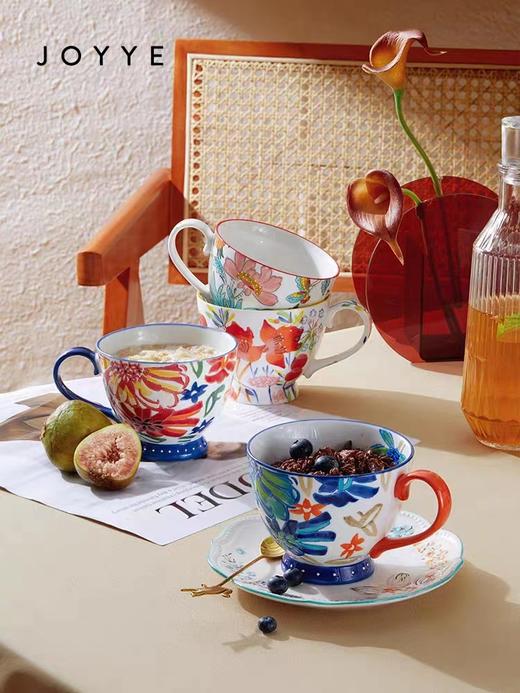 手绘JOYYE马克杯大容量水杯女陶瓷杯 商品图3