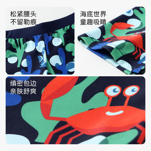 【实体店同款】男童平角泳裤速干泳装夏新款安奈儿童装JB317616 商品图2