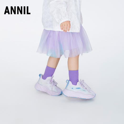 【实体店同款】女童半裙网纱裙子短裙夏新款安奈儿童装XG323600 商品图4