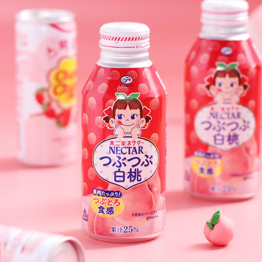不二家 25%白桃味果汁饮料380g 商品图3