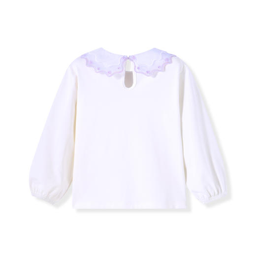 【实体店同款】儿童t恤秋新款宝宝甜美翻领上衣安奈儿童装XG311508 商品图2