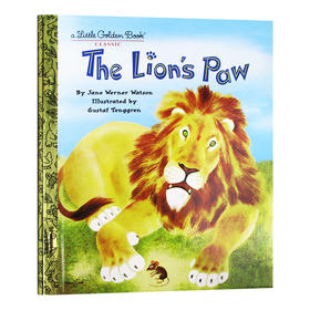 狮子脚上有根刺 英文原版绘本 The Lion's Paw 兰登金色童书 儿童动物故事启蒙图画书 英文版进口原版英语书籍
