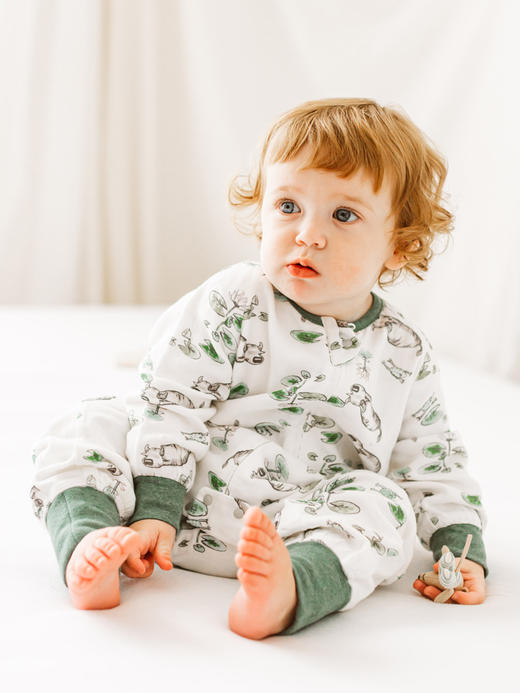 【Nest Designs】竹棉四层纱布分腿睡袋 （建议室温24-26℃） 商品图0