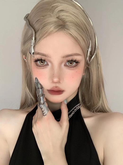 【无售后无赠品】lolilook月抛 青梅煮酒/人鱼沙滩/冰山极光/金色传说 14.2mm 非离子 绿/紫/金棕 商品图1