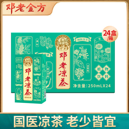 邓老凉茶植物饮料利乐包250ml*24/箱 商品图0