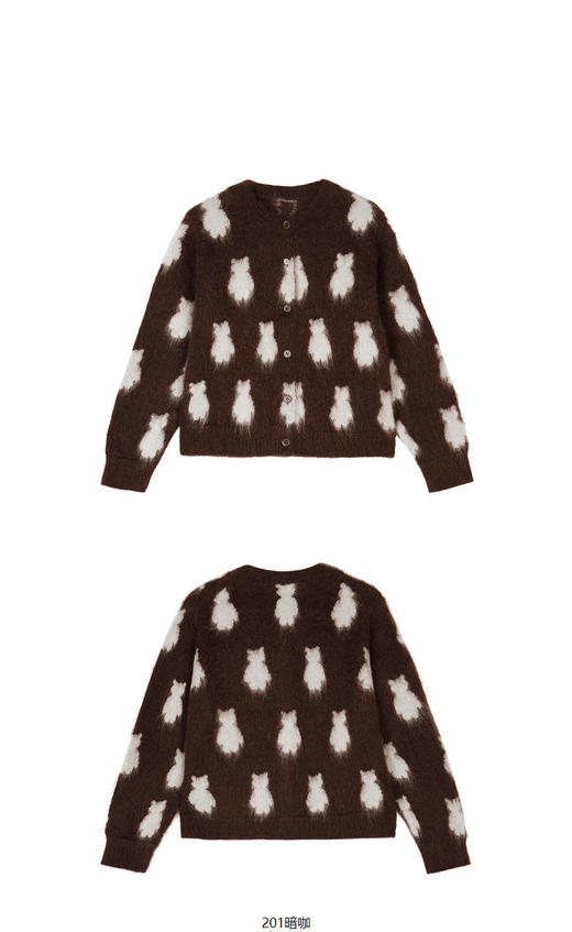 jnby  23年秋款  可爱图案开衫长袖衬衫  1N9310160 商品图11