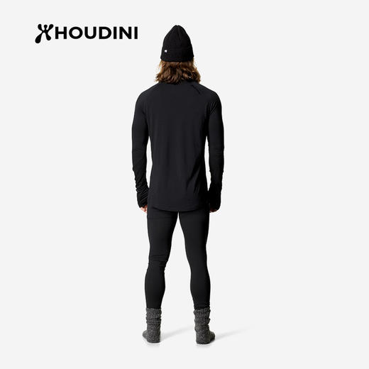 HOUDINI胡丁尼 Desoli Light Crew 迪索丽 男款美利奴羊毛长袖T恤840040 商品图2