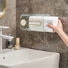 「三色可选！壁挂式」透色壁挂洗脸巾盒 浴室卫生间免打孔挂墙可倒挂抽取收纳整理纸巾盒 商品缩略图1