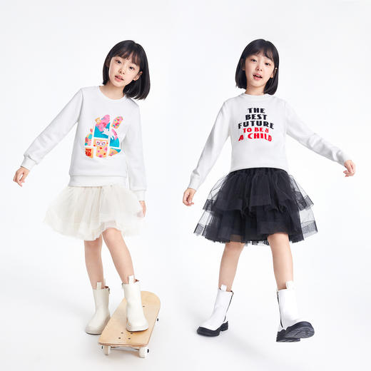 女童全腰半裙2023年春季新款安奈儿童装EG313004 商品图3