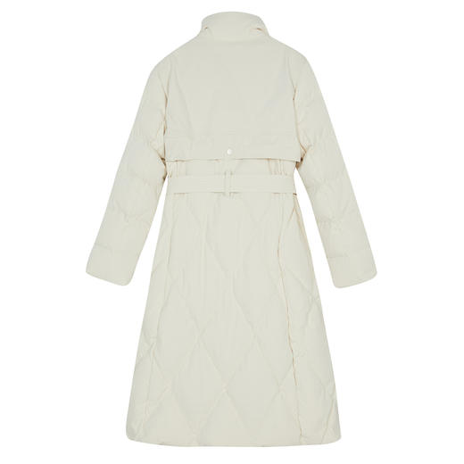 谜底长款羽绒服女2023冬新款时尚立领收腰气质鸭绒保暖239MY7310 商品图4