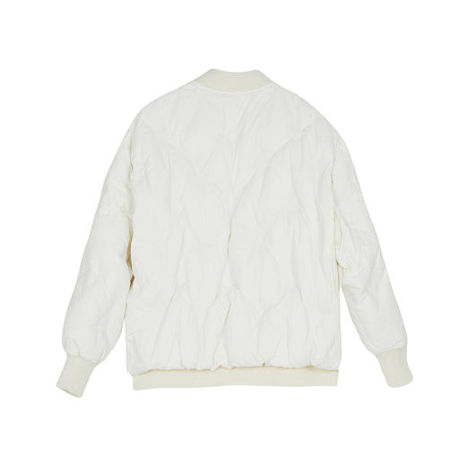 谜底短款羽绒服女2023冬季新款气质时尚绣花鸭绒棒球服239MY7304 商品图4