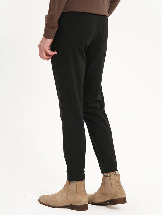 callisto黑色弹力针织休闲裤 FSCPW050C BK 商品图2