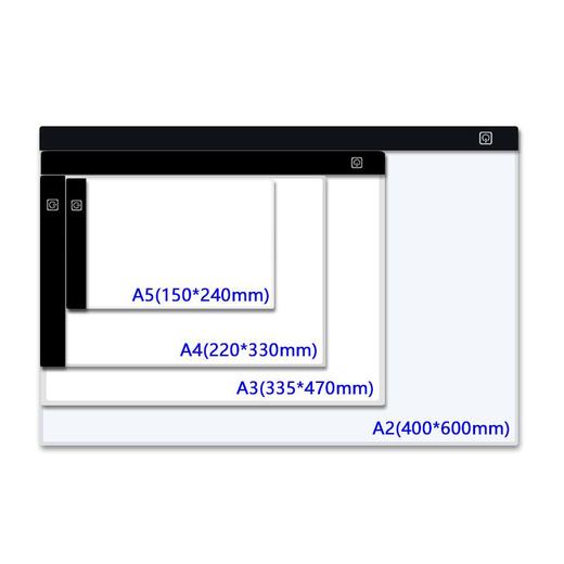 A5A4A3A2拷贝台素描透光板书法临摹台练字可调光动漫线稿图绘画板 商品图9