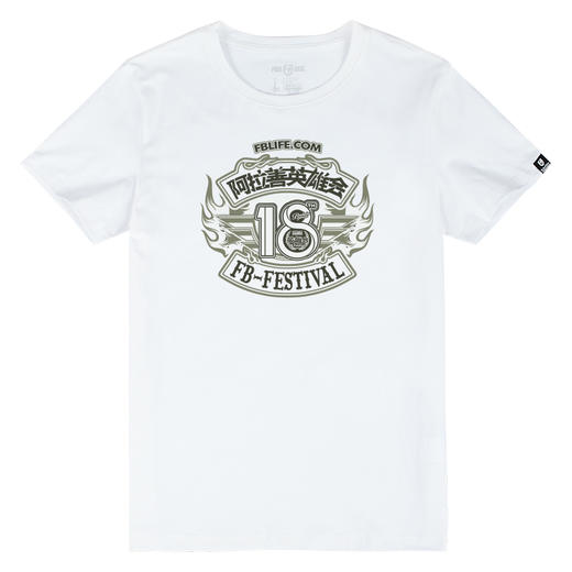 自由基地第十八届阿拉善英雄会纪念短袖T恤衫原创设计机车越野款 NMT-2033 商品图2