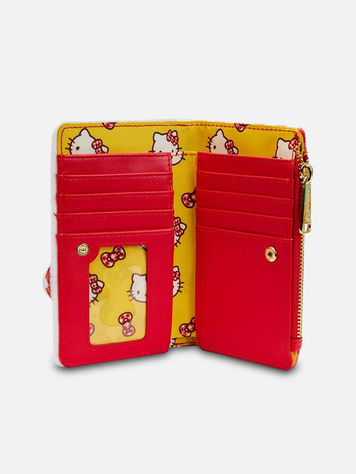 Loungefly Sanrio Hello Kitty Gingham Cosplay Flap Wallet 三丽鸥凯蒂猫方格折叠钱包 SANWA0954 商品图3