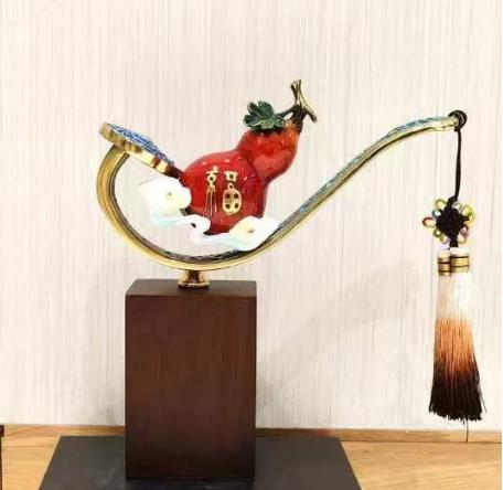 E-YM-B-B190 纯铜小号福禄如意 205*70*210 商品图0