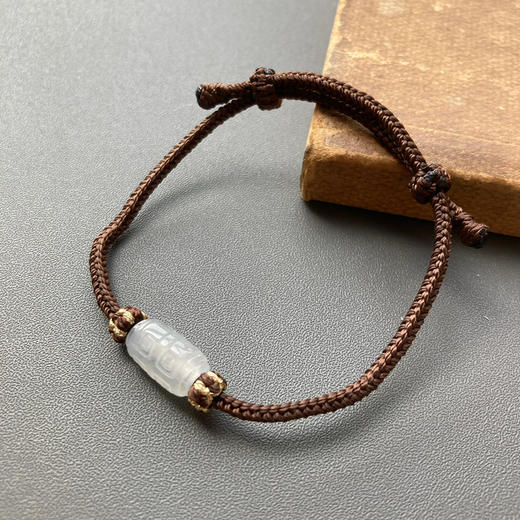 翡翠平安扣路路通手绳 商品图3