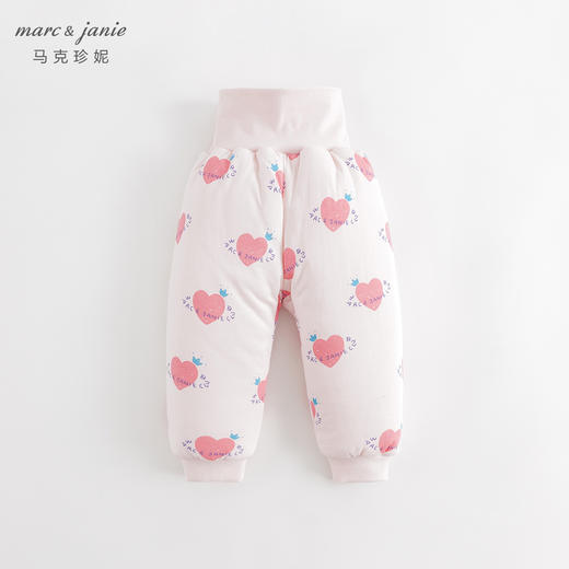 【杜邦棉】马克珍妮男女童保暖高腰护肚棉裤 宝宝冬装裤子551831 商品图2