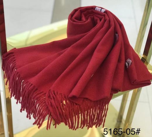 优品堂【如影相随3】拉绒绣花长围巾披肩两用 商品图10