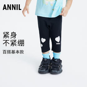 【实体店同款】女童七分裤夏新款薄款1宝宝打底裤透气3岁小童裤子安奈儿童装TG326092