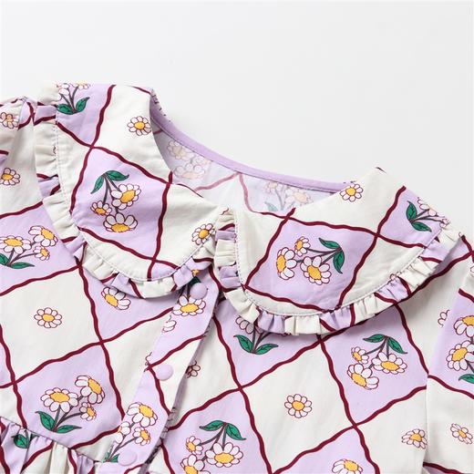 【实体店同款】女童田园风两件式连衣裙套装2023年秋季新款安奈儿童装XG333526 商品图7