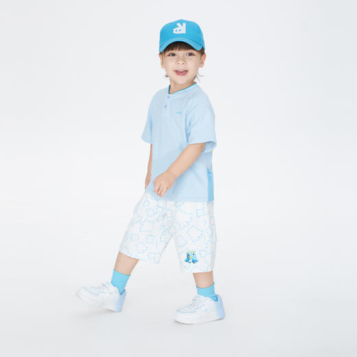 【实体店同款】男童裤子夏季新款时尚宝宝七分休闲裤安奈儿童装XB326684 商品图3