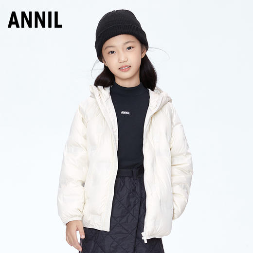 【轻薄5~15℃】男女童经典短款羽绒服外套安奈儿童装实体店同款AM335692 商品图1