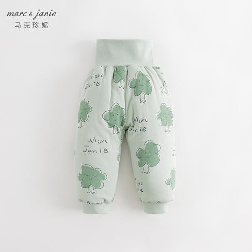 【杜邦棉】马克珍妮男女童保暖高腰护肚棉裤 宝宝冬装裤子551831 商品图1