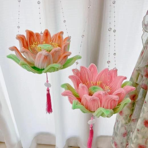 抖音荷花灯扭扭棒中式手提diy材料包中秋节日花灯送闺蜜朋友礼物 商品图4