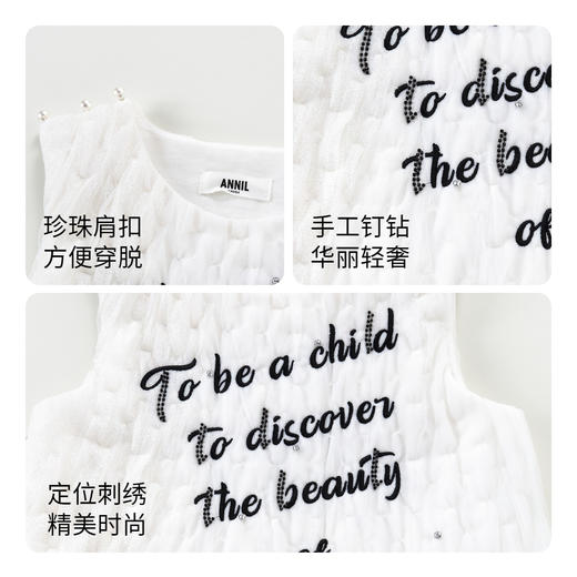 【实体店同款】女童无袖连衣裙BLUE安奈儿童装AG323778 商品图2