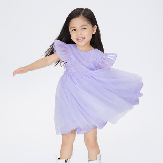 【实体店同款】女童连衣裙夏装新款宝宝网纱公主裙子安奈儿童装XG323598 商品图1