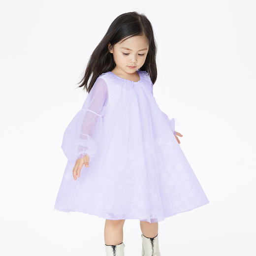 【实体店同款】儿童礼服公主裙秋季新款生日礼裙安奈儿童装XG313512 商品图1