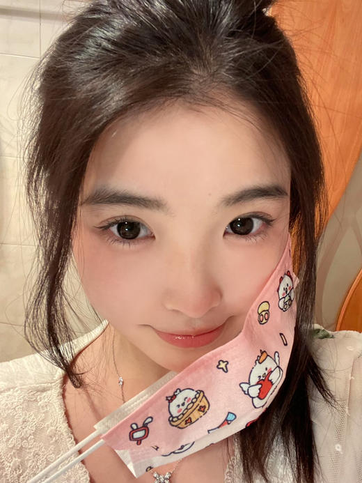 【月抛中直径】GURUUCON-咕咕黑-14.2mm【月抛 0-800度 无525/575】 商品图8