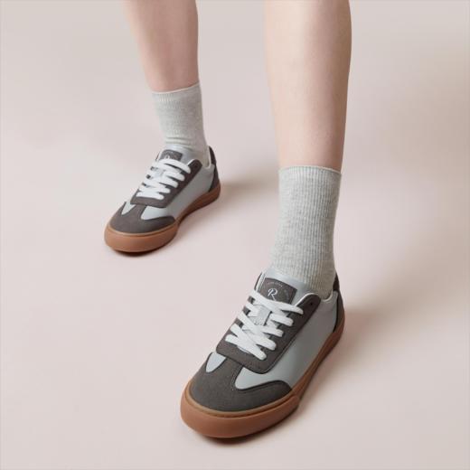 Rockfish 英国901不怕湿德训轻运动撞色休闲鞋板鞋皮面款 商品图2