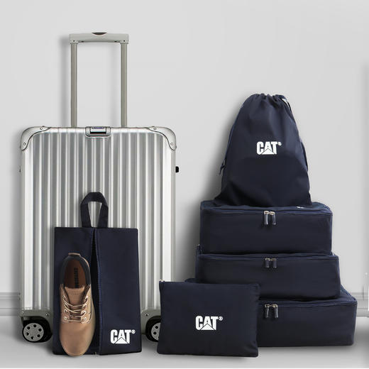 藏青色旅行收纳六件套Navy Blue Travel Storage Bag Six-Piece Set 商品图0