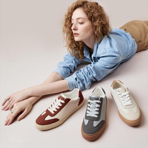 Rockfish 英国901不怕湿德训轻运动撞色休闲鞋板鞋皮面款 商品图1