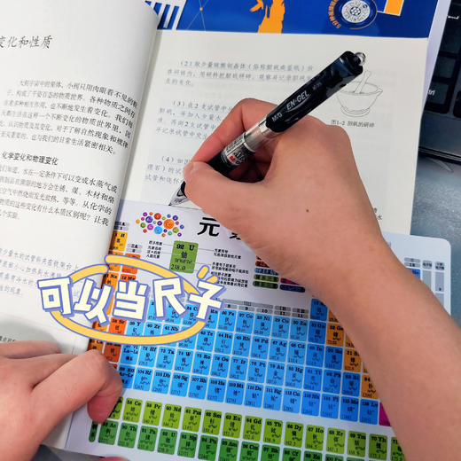 初中物理/化学/元素周期表 知识套卡3件 商品图3