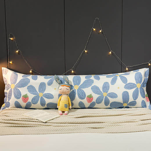 自然醒ins风情侣双人长枕头套纯棉家用加长枕套单个枕芯内胆套1.8JY 商品图4