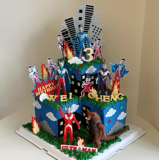 奥特曼打怪兽（奶油霜抹面） 商品图0