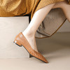 方跟尖头浅口单鞋，压花羊皮韩版时尚四季MCC-C9321 商品缩略图3